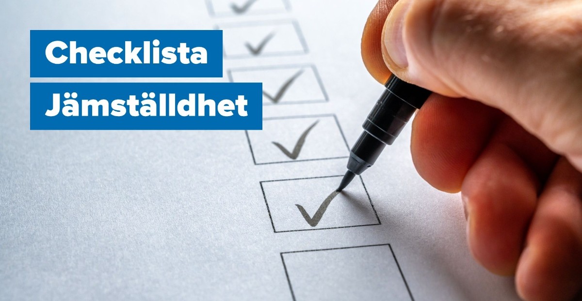 Bild på checklista.