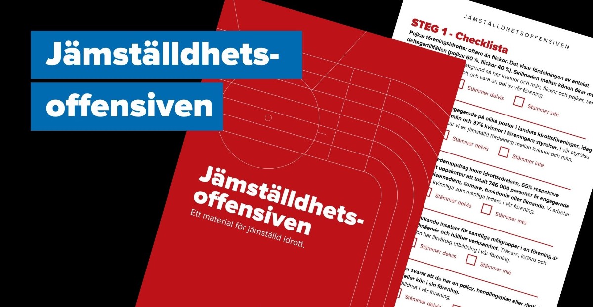 Bild på arbetsmaterialet "Jämställdhetsoffensiven"